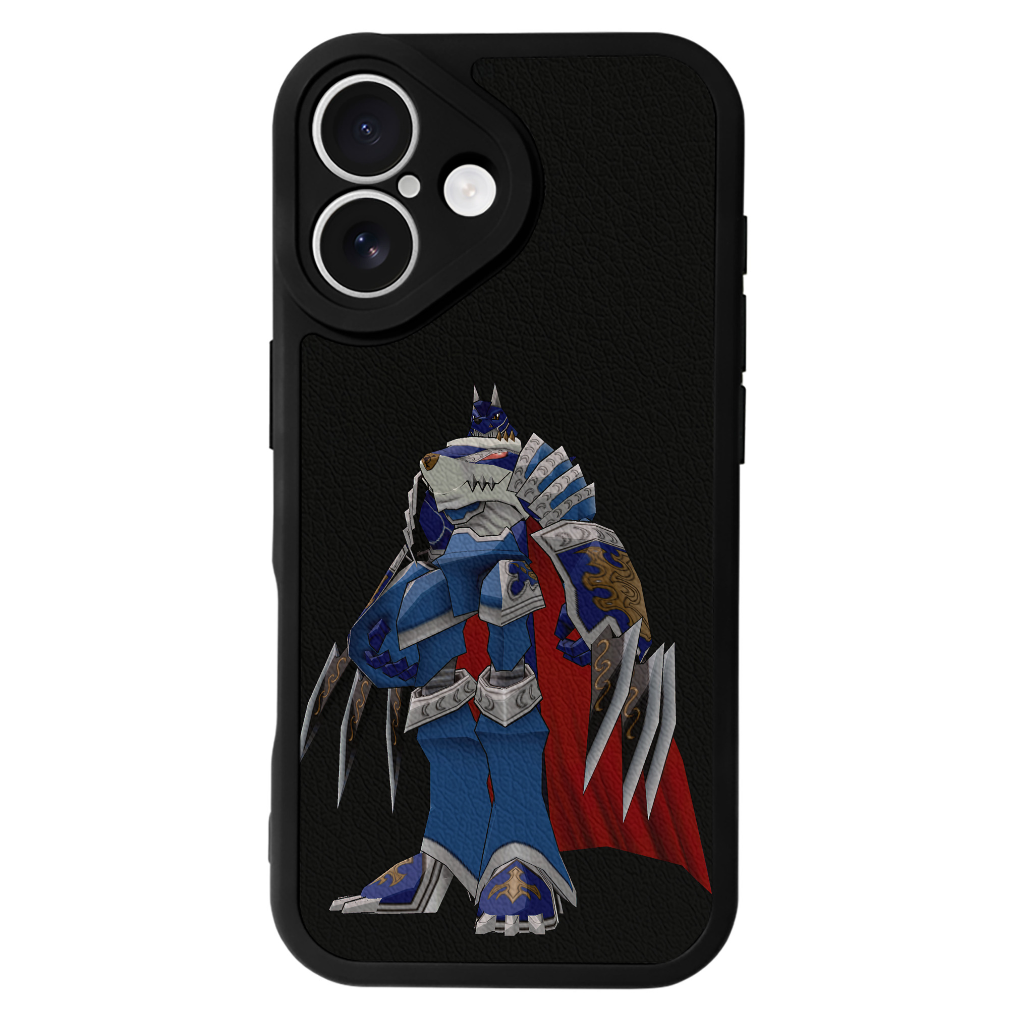 （画像用） Digimon デジタルモンスター/デジモン 【iPhone 16シリーズ対応】シリコンスマホケース（レザー調） 材質：シリコン